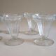 Ensemble de 6 coupes à glaces en verre