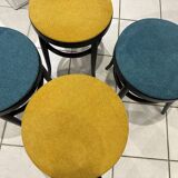 Set of 4 Baumann Bistro chairs, Mouette model, vintage 1970