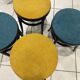 Set of 4 Baumann Bistro chairs, Mouette model, vintage 1970