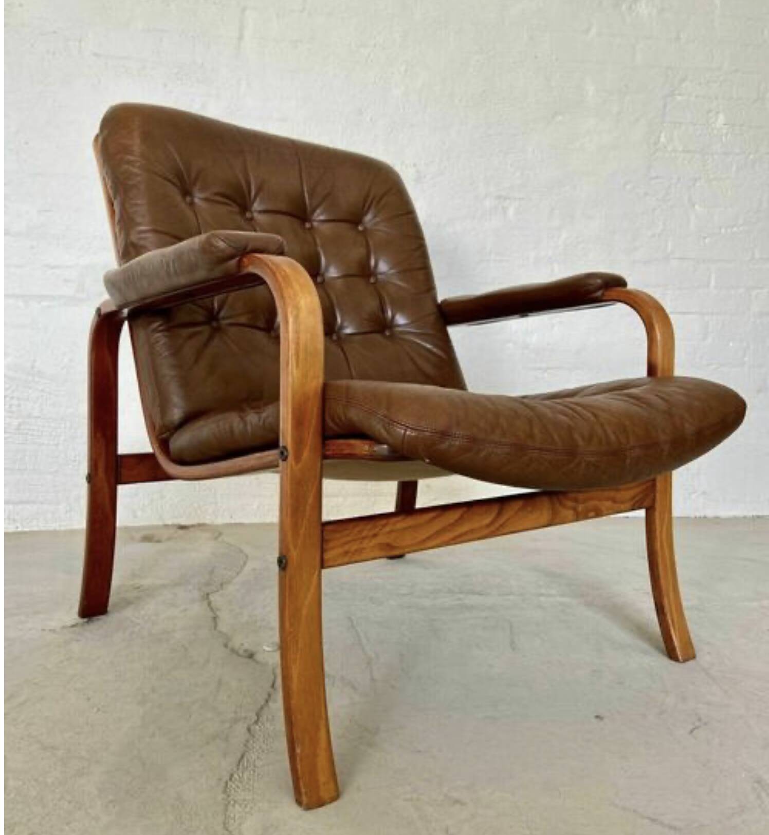Vintage Retro Mid Century Scandinavian Gøte Møbler Lounge Chair By Nassjo Ab