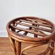 Rattan stool/plant stand - Vintage
