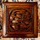 Vintage wooden box tea box 19th century Asia Indochina China