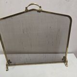 Brass fire screen