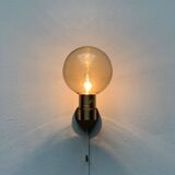 Swedish brass wall sconces from the mid-century by Hans-Agne Jakobsson for Hans-Agne Jakobsson Ab, Markaryd, 1960s, set of 2.