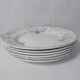 Terre de fer 6 assiettes plates Cyclamen