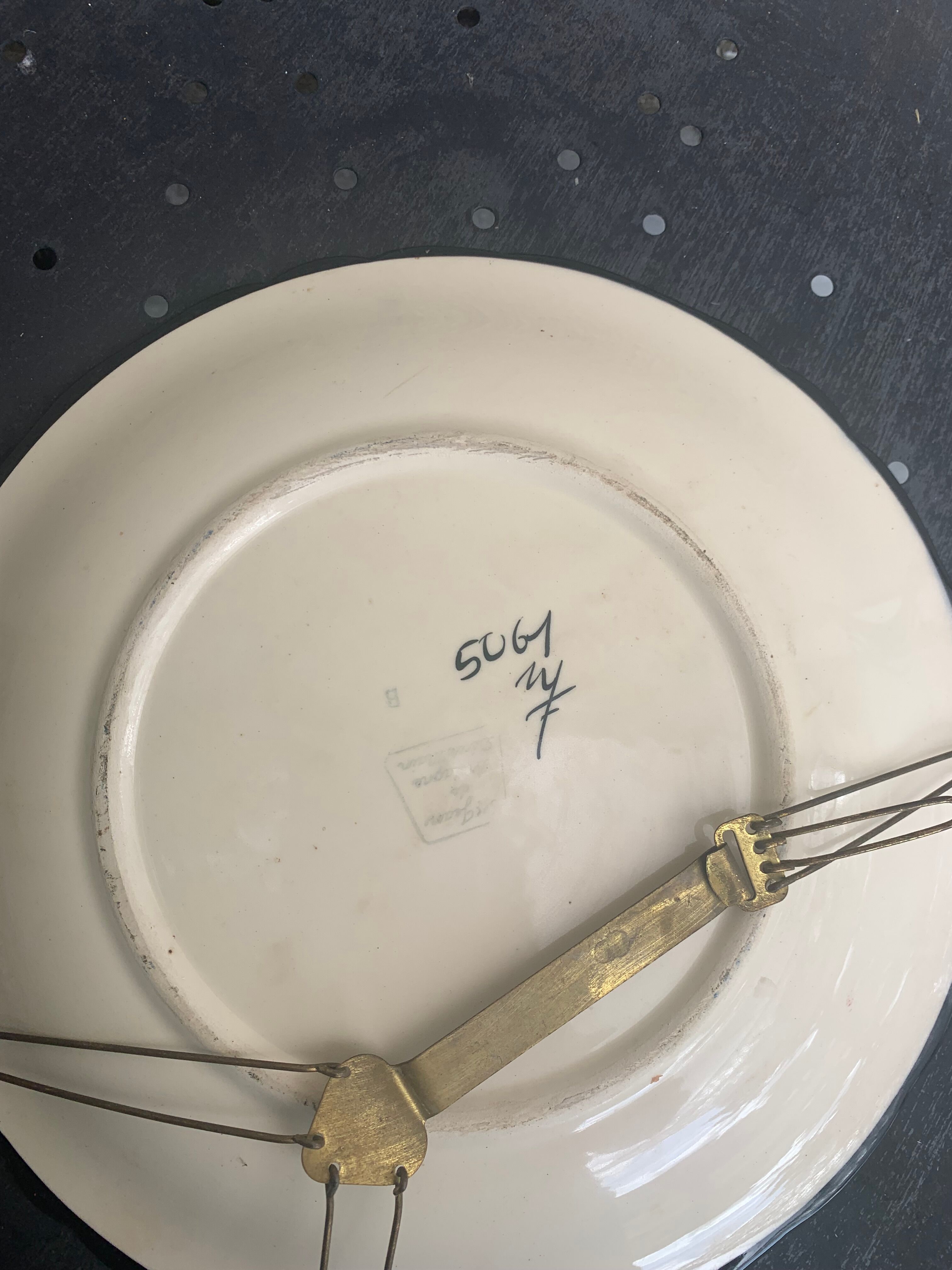 Plate in ceramic of St Jean de Bretagne