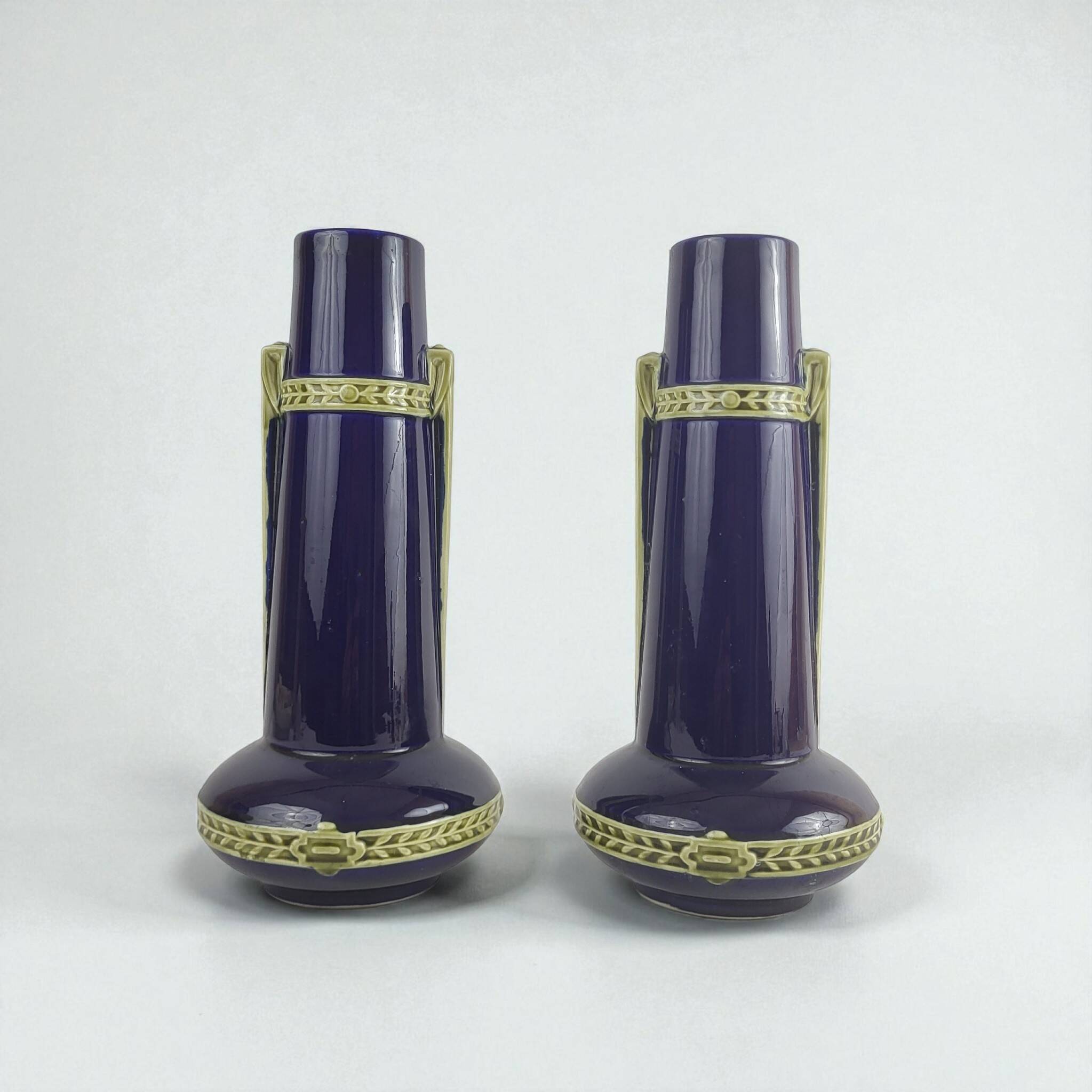 Art Nouveau Vases by G. De Bruyn