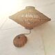 Vintage rattan pendant light with a diameter of 45cm