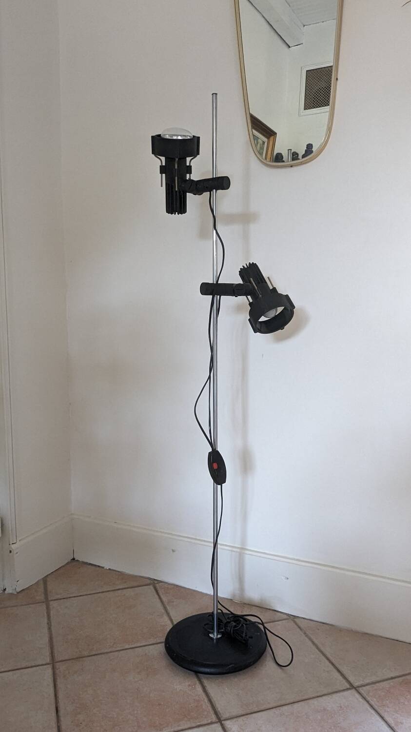Lampadaire postmoderne  Arco design Roger Tallon années 70 80