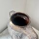 Vintage German Lava Style Grey Brown Amphora Vase, West Germany 1970s
