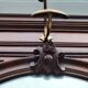 Monumental Art Nouveau wardrobe • walnut & brass