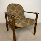 Vintage wooden armchair – 1970s design