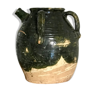 Pot en céramique vernissé