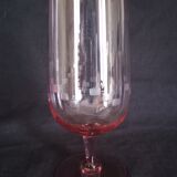 Set of 6 colored Art Deco style glasses, large size, 1960s
