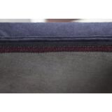 Pair of Parsons poufs, mid-twentieth century