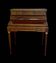 Cylinder desk with a system in mahogany in Louis XVI style
