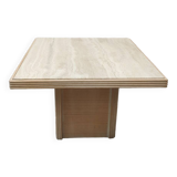 Travertine coffee table