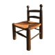 Wooden chair and straw 1950