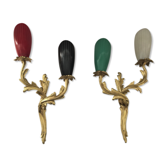 Pair of sconces Louis XV