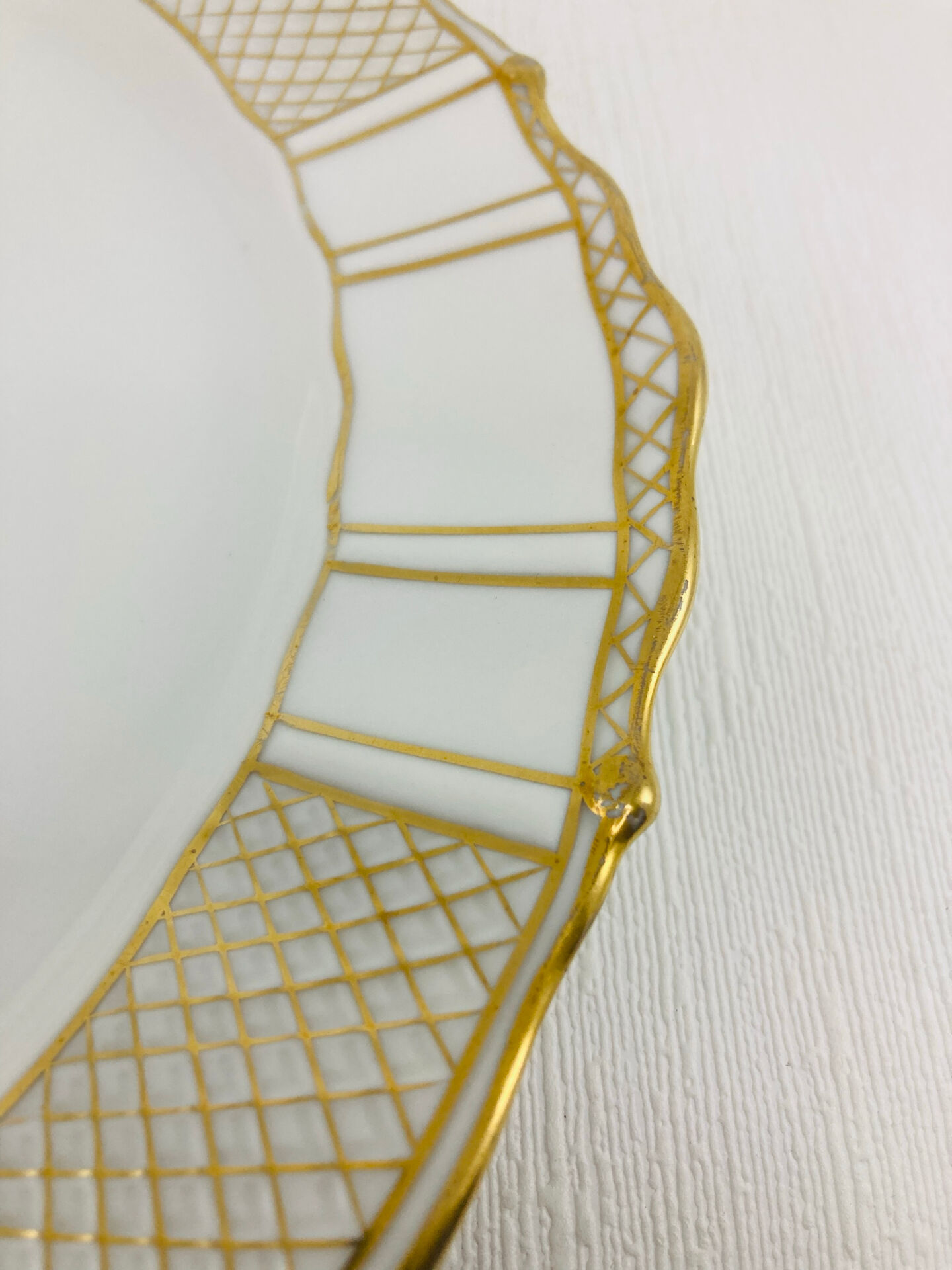 Plat à Gâteaux Rond Bernardaud B&C Service Malmaison (1924) Limoges