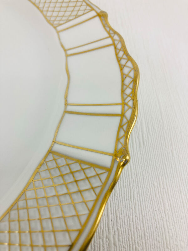 Plat à Gâteaux Rond Bernardaud B&C Service Malmaison (1924) Limoges