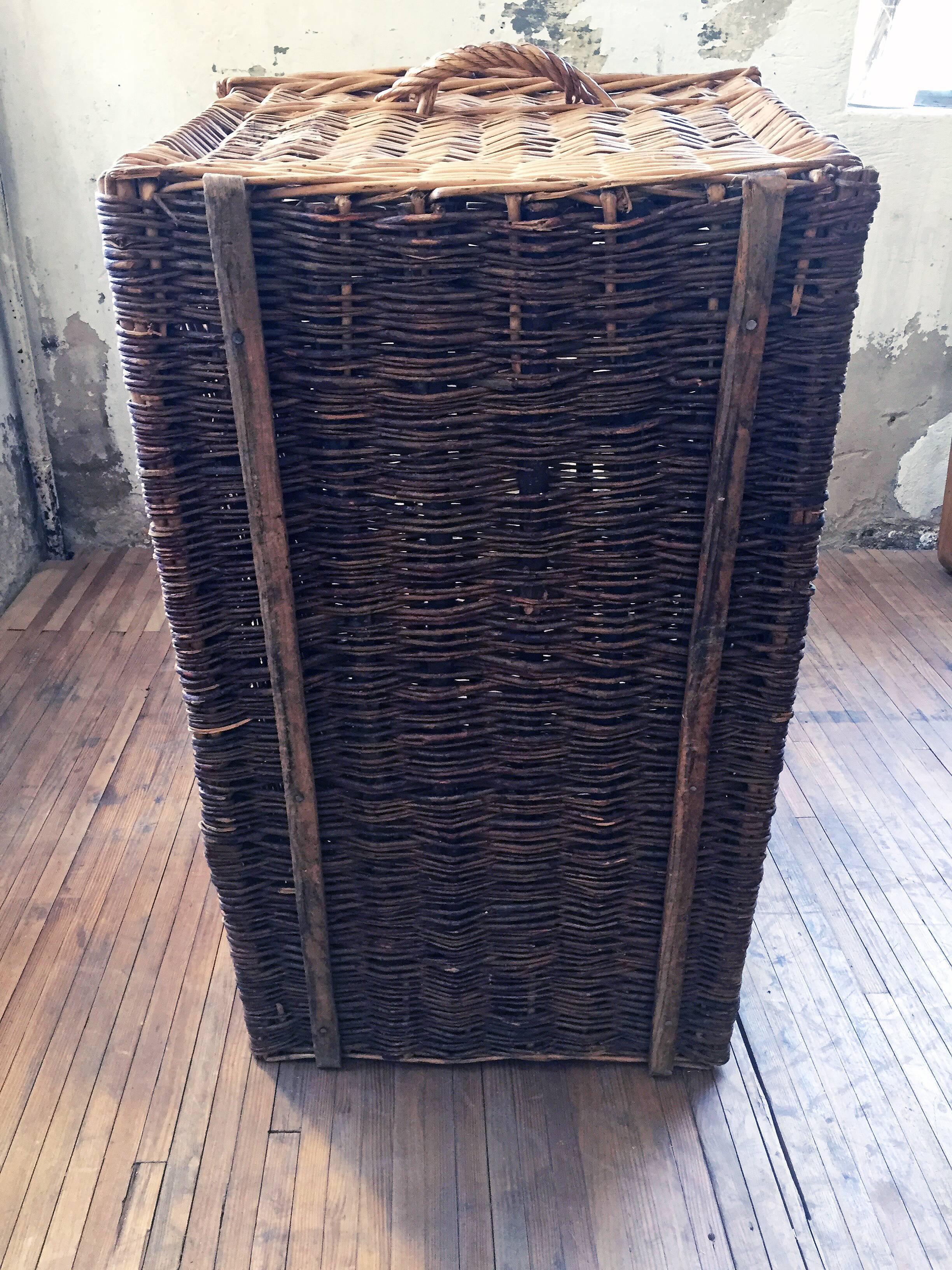 Travel Wicker trunk