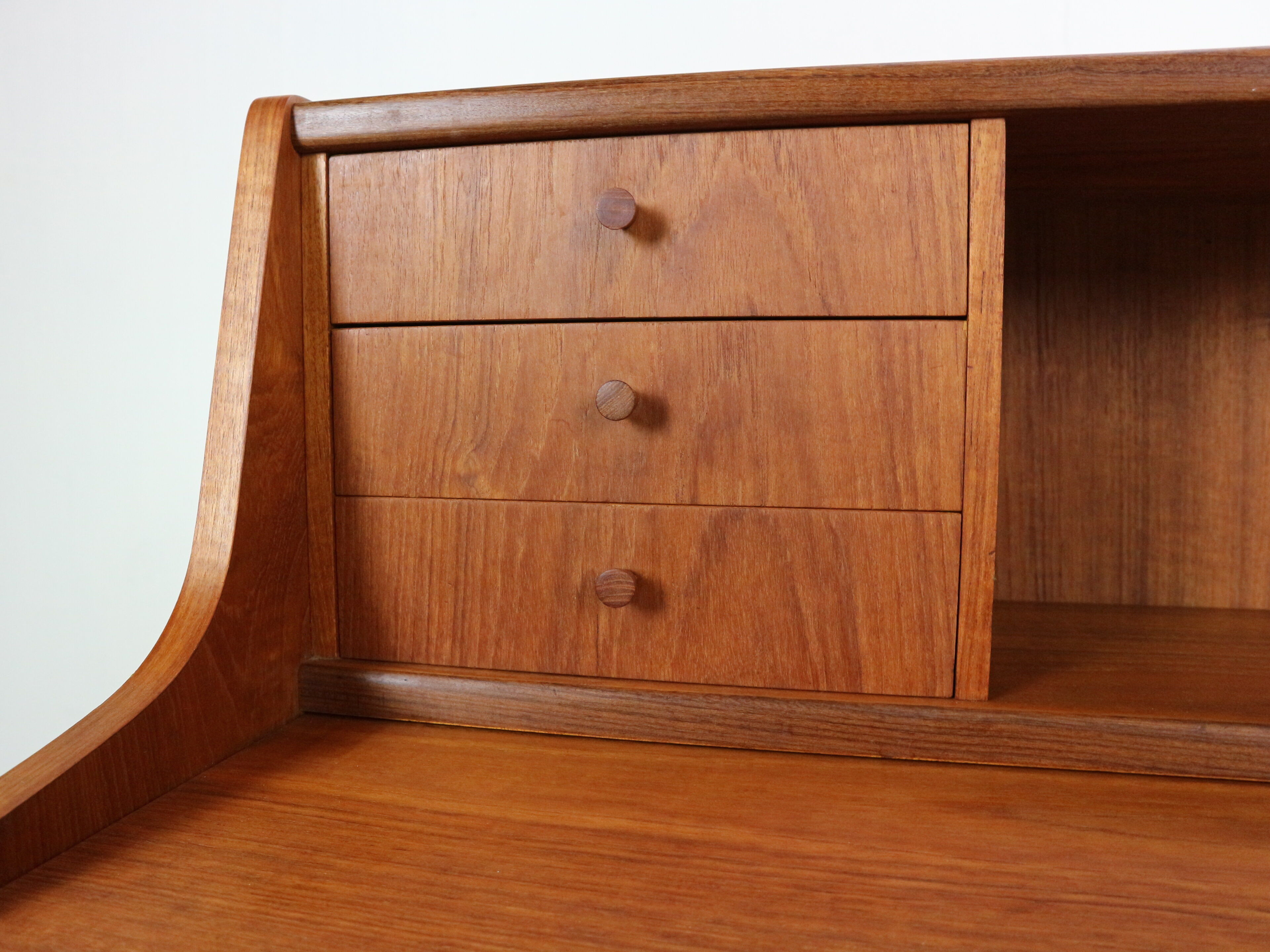 Mid- Century modern teak secretary- cabinet, 1960 Denmark