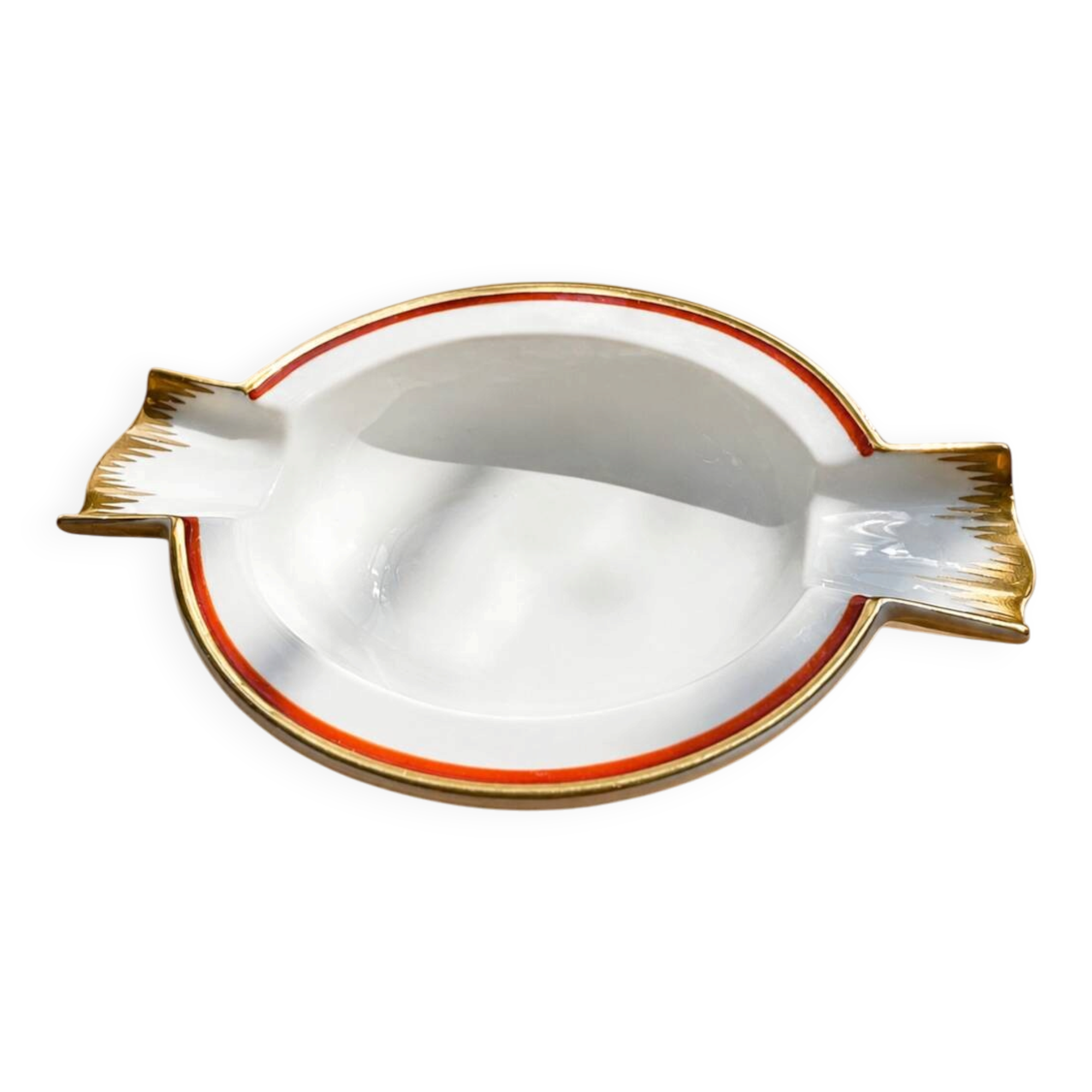 Cendrier à Cigares Art Déco en Porcelaine de Meissen - Années 30/40