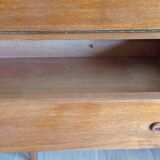 Multifunction teak cabinet