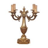 Gilded bronze lamp