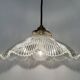 Suspension glass holophane 1950s