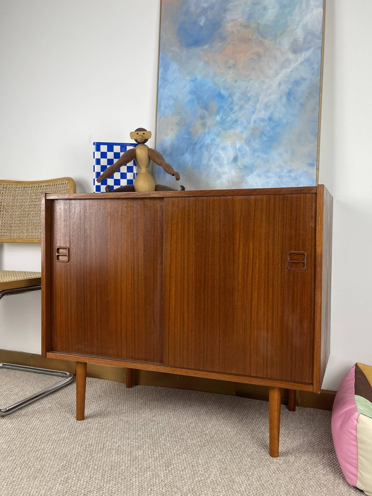 Scandinavian teak sideboard 60'
