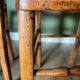 Paire de chaises anciennes fin XXe cannage