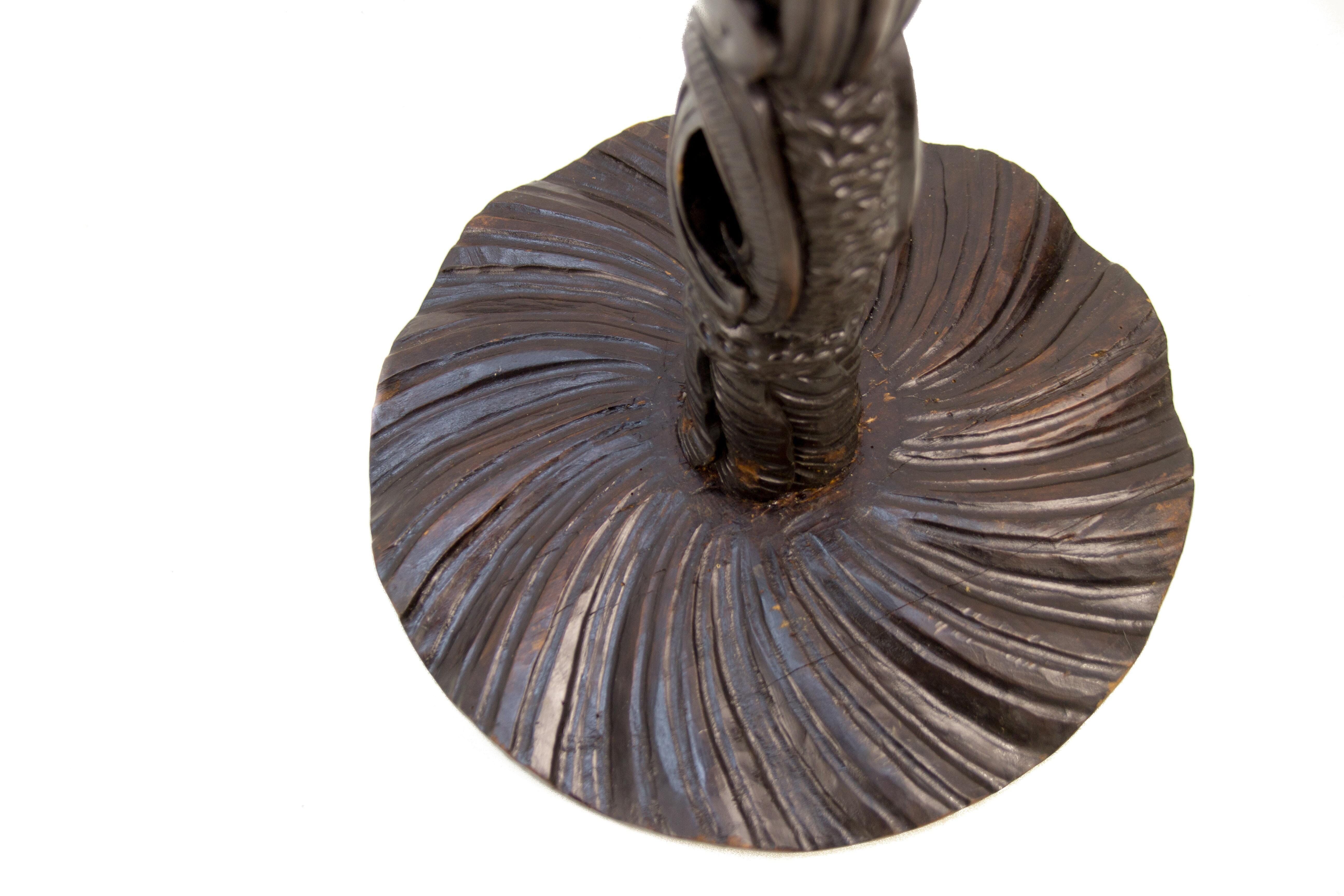 French carved pedestal table