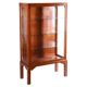 Czech Art Deco Display Cabinet in Mahogany and Glass, 1930s