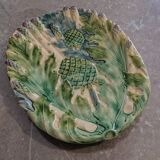 Asparagus and artichoke barbotine dish from France circa 1890