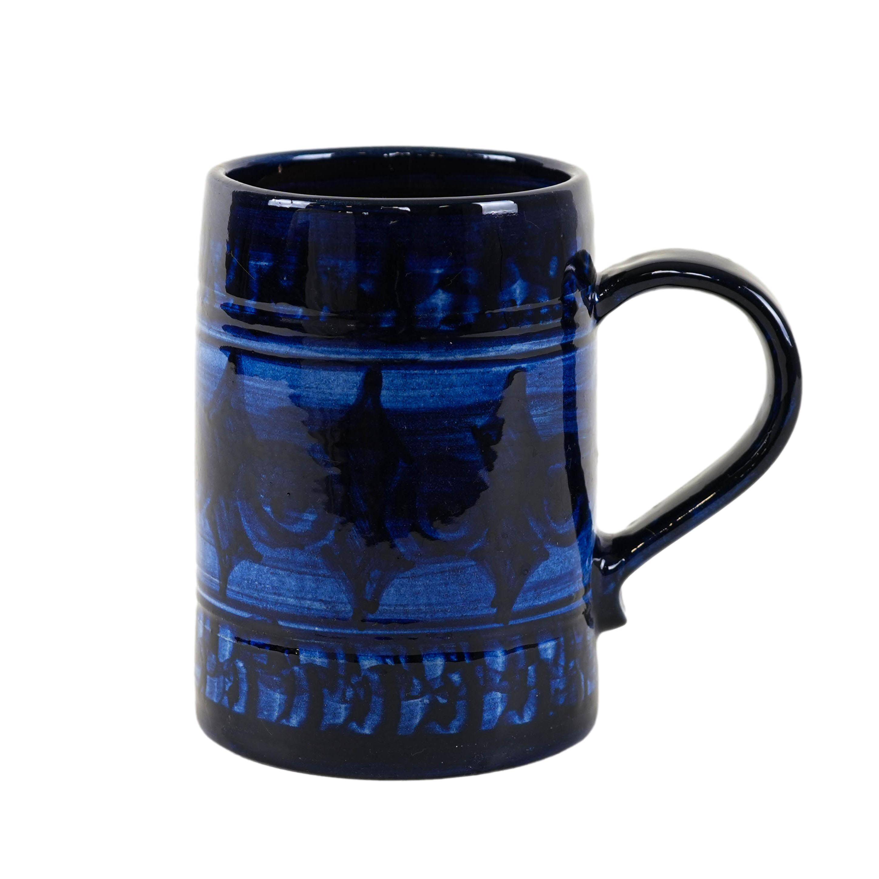 Ceramic beer mug, Danish design, 1970s, manufactured by Winthers Keramik