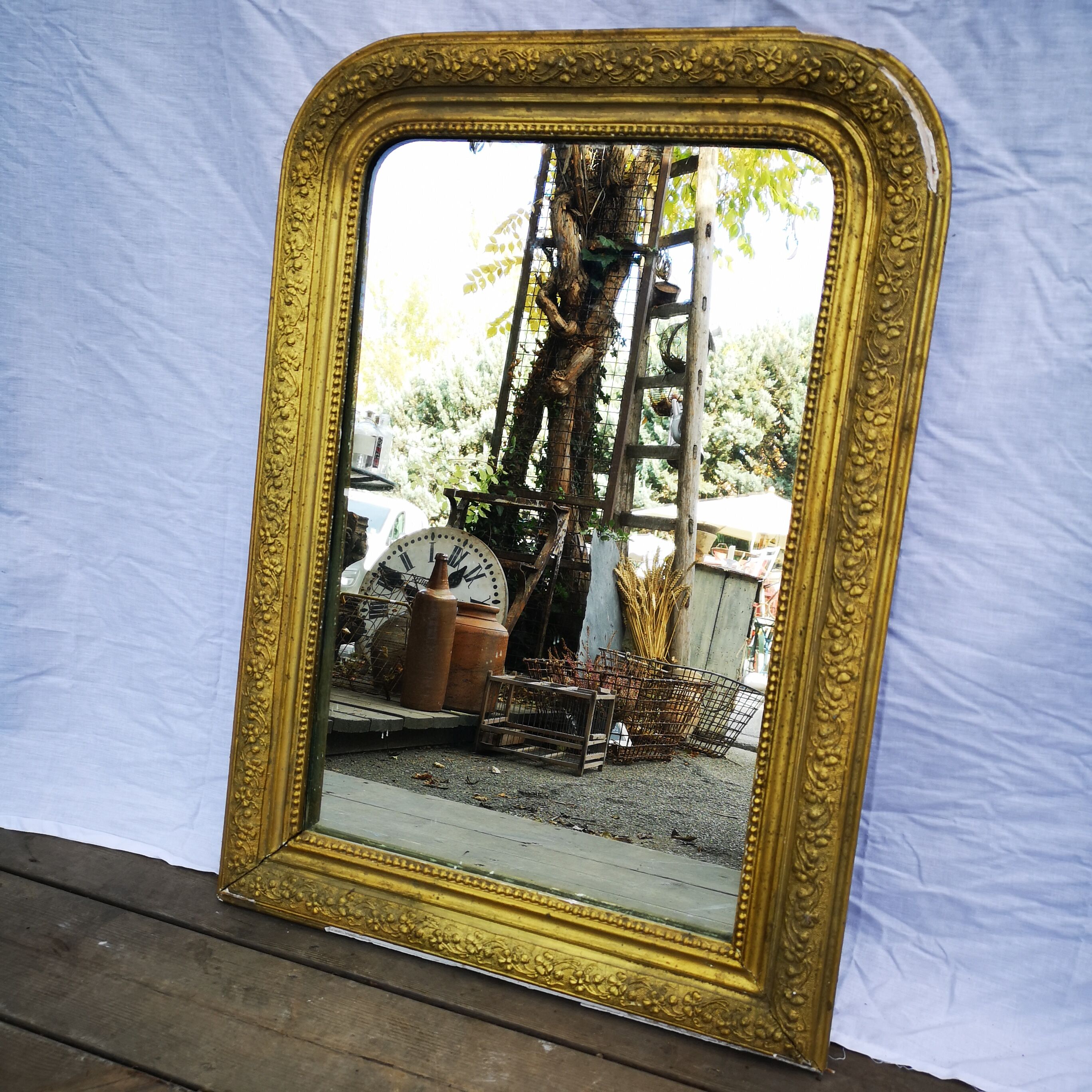 Miroir Louis Philippe fin XIXème 75 cm