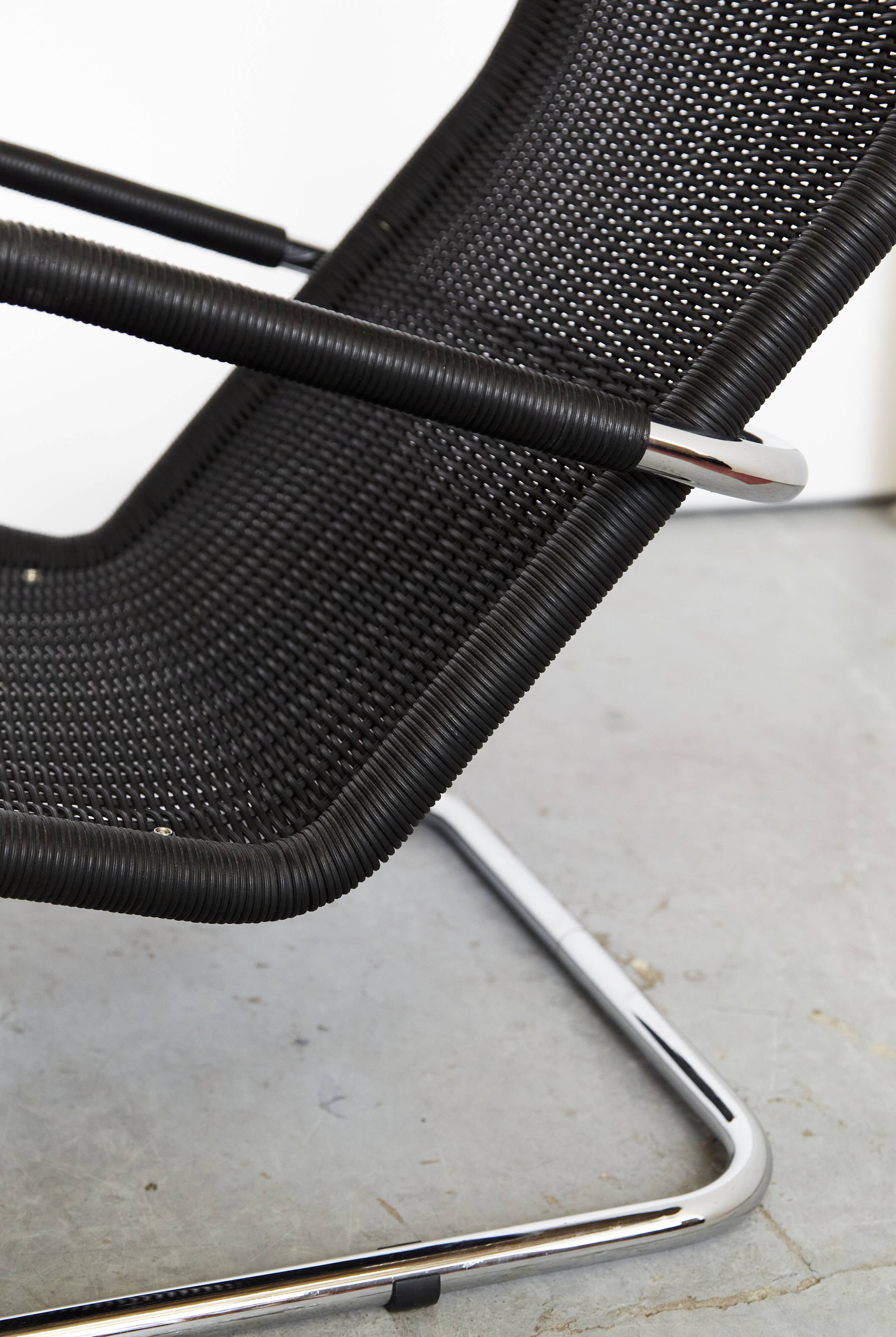 Anton Lorenz cantilever chair D35 & ottoman C35 for Tecta