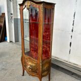 Domed showcase Louis XV style Napoleon III era - Martin varnish - 19th