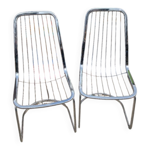Paire de chaises gastone
