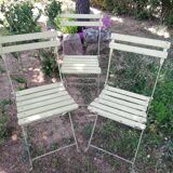 3 garden folding chairs