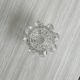 Glass candlestick