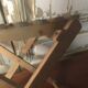 Folding stool from the 30s/40s