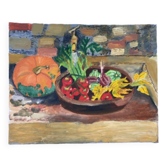 Painting Still life oil on canvas