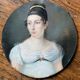 2 x miniatures Empire Maréchal Lanne / Duchesse de Montebello par Parizeau 1808