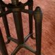 Victorian English brass piano cello music stool attributed to CH Hare