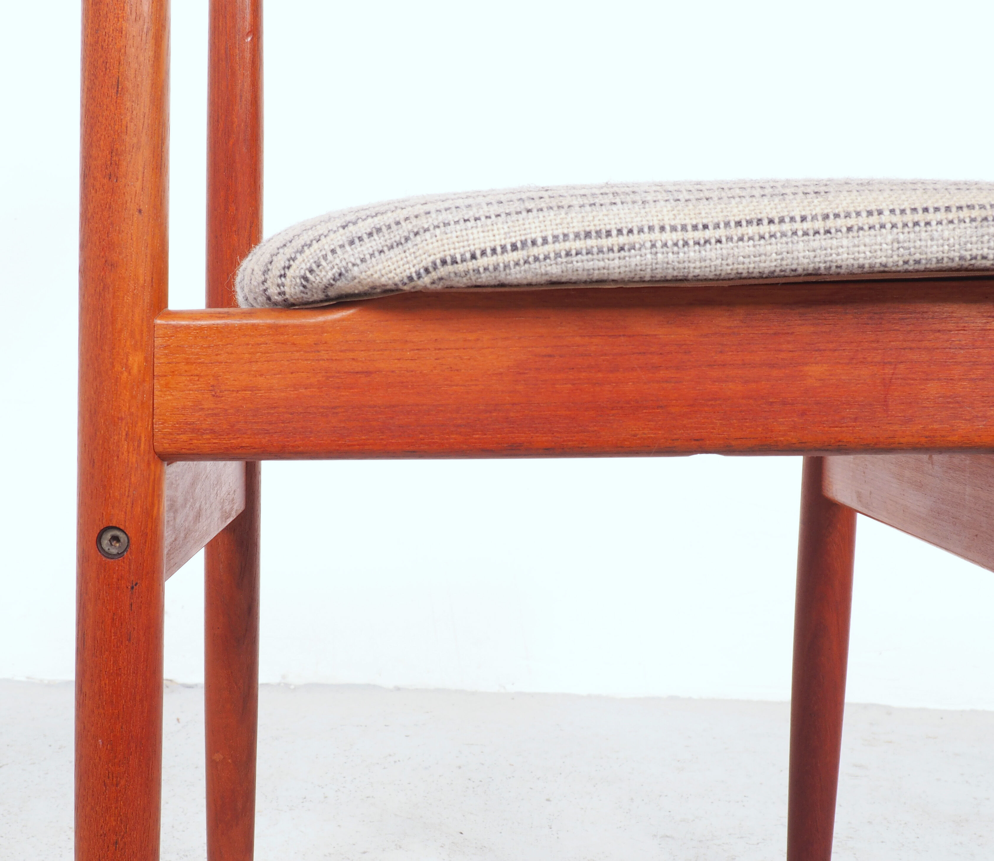 Danish Teak Dining Chairs from Viborg Stolefabrik, 1960s