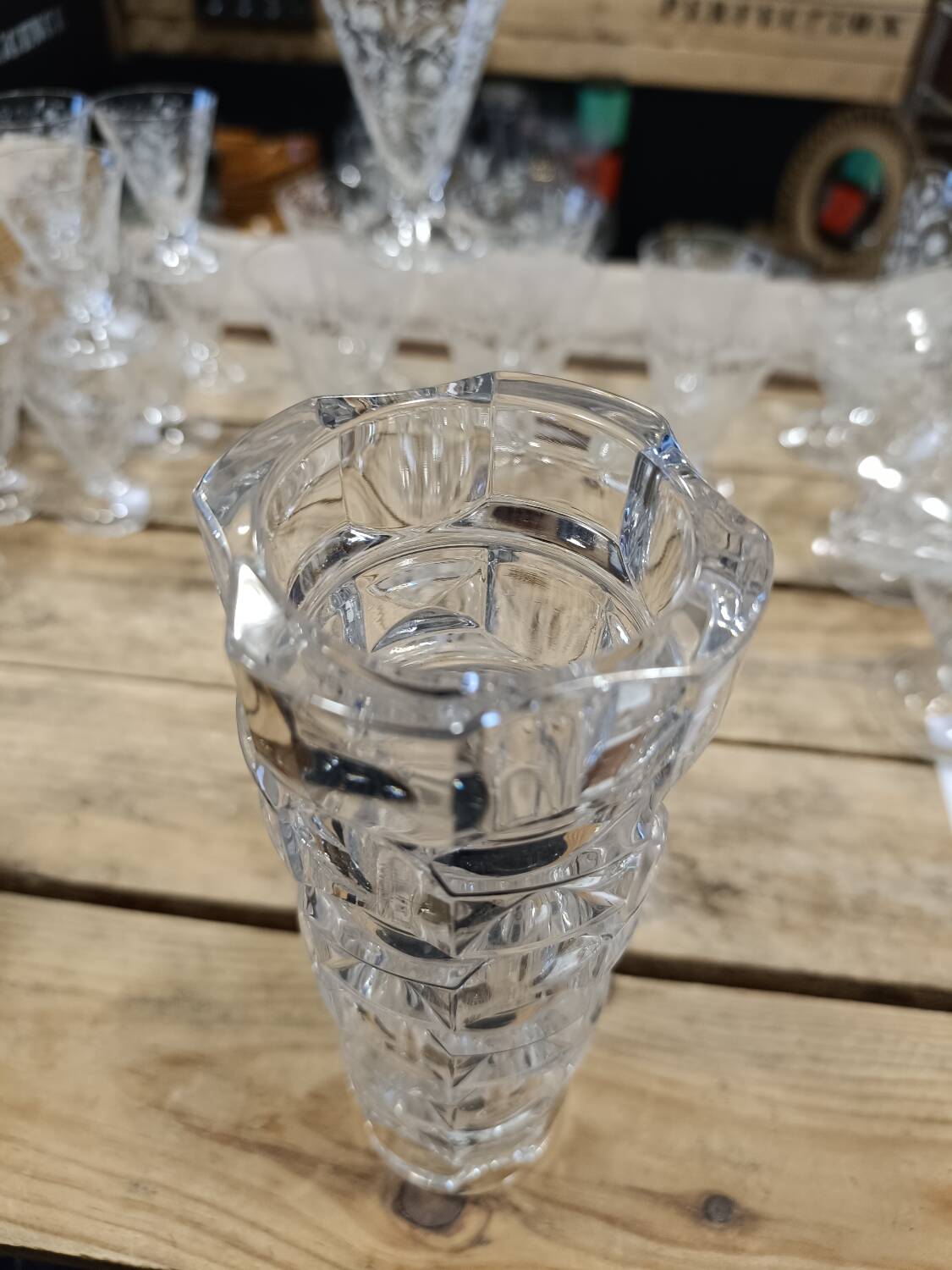 Arques crystal vase