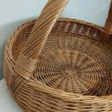 Large vintage wicker basket